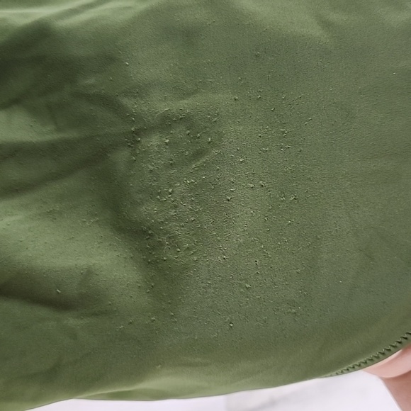 Shade & Shore army green high cut one piece swimsuit with tie Size Small - Picture 2 of 9